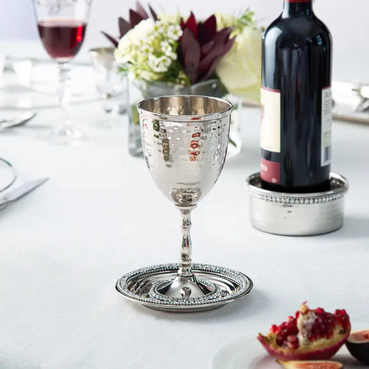 Kiddush Cup on Tray