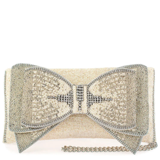 Mary Frances Fancy Bow Clutch