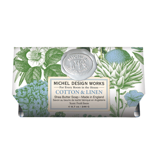 Michel Design Works Cotton & Linen Bath Soap