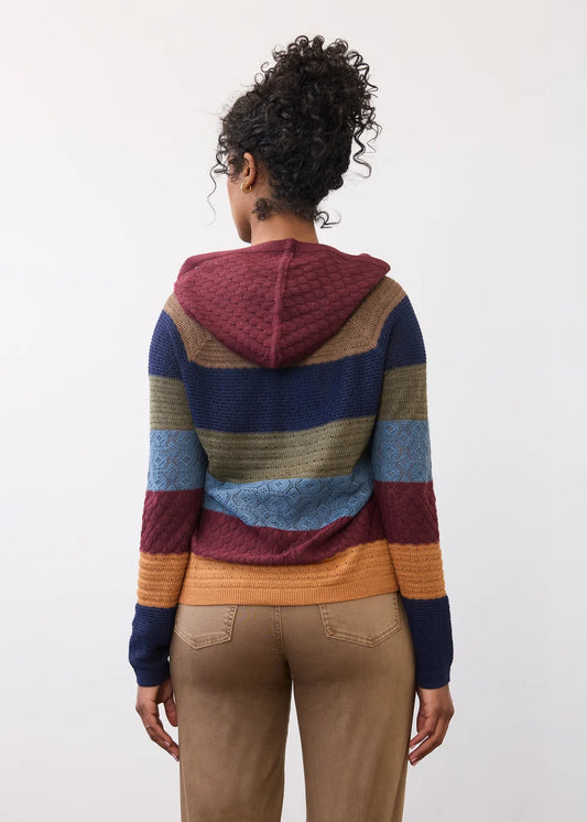 FDJ Hooded Stripe Sweater