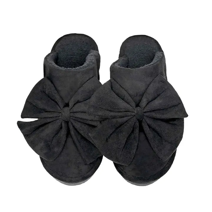 Bow Cozy Home Slippers