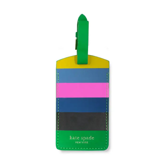 Kate Spade Luggage Tag, Enchanted Stripe