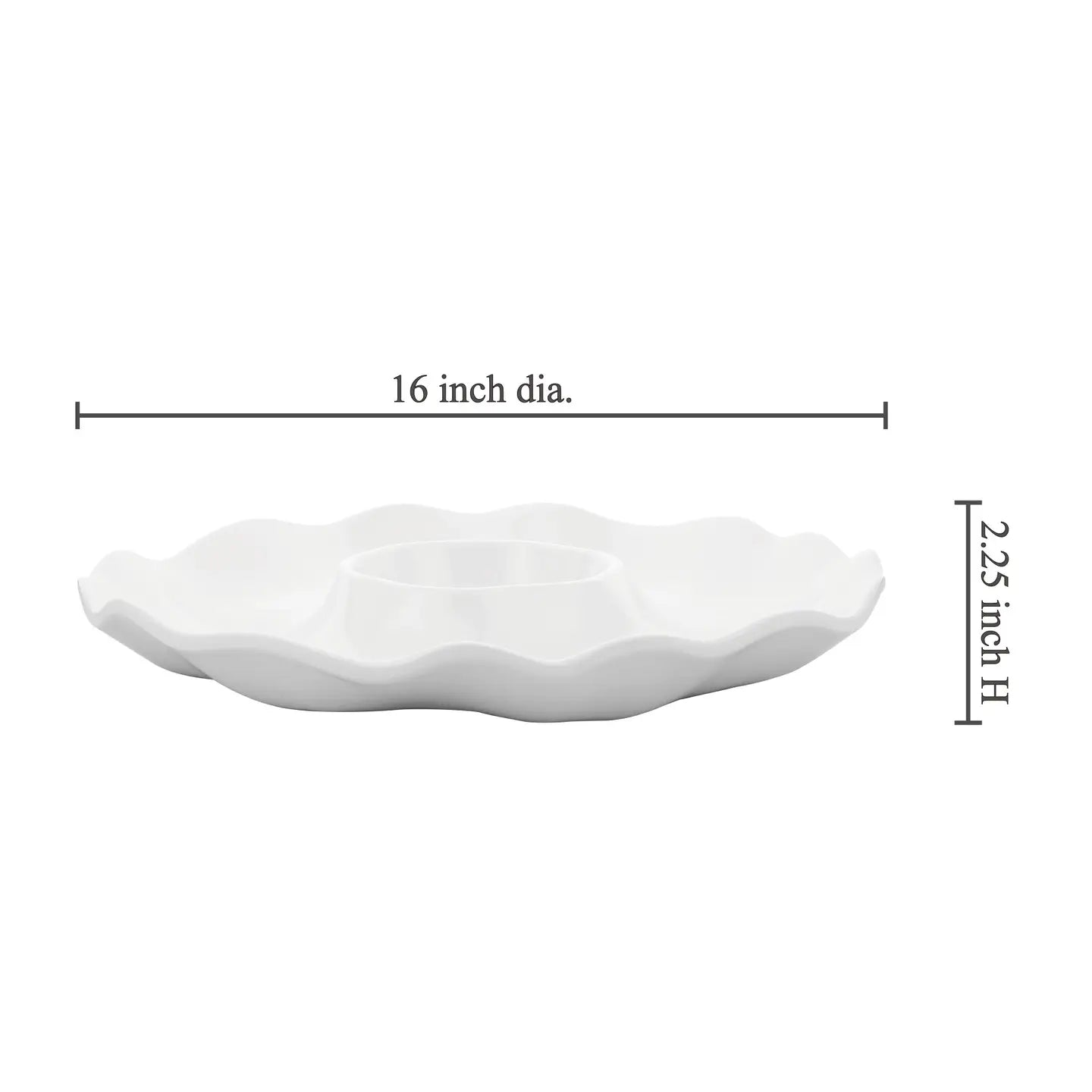 Melamine Large Chip and Dip