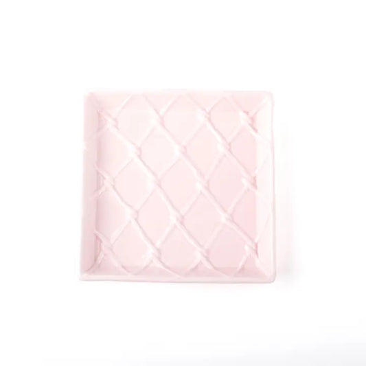 Ceramic Beverage Napkin Tray - Pink