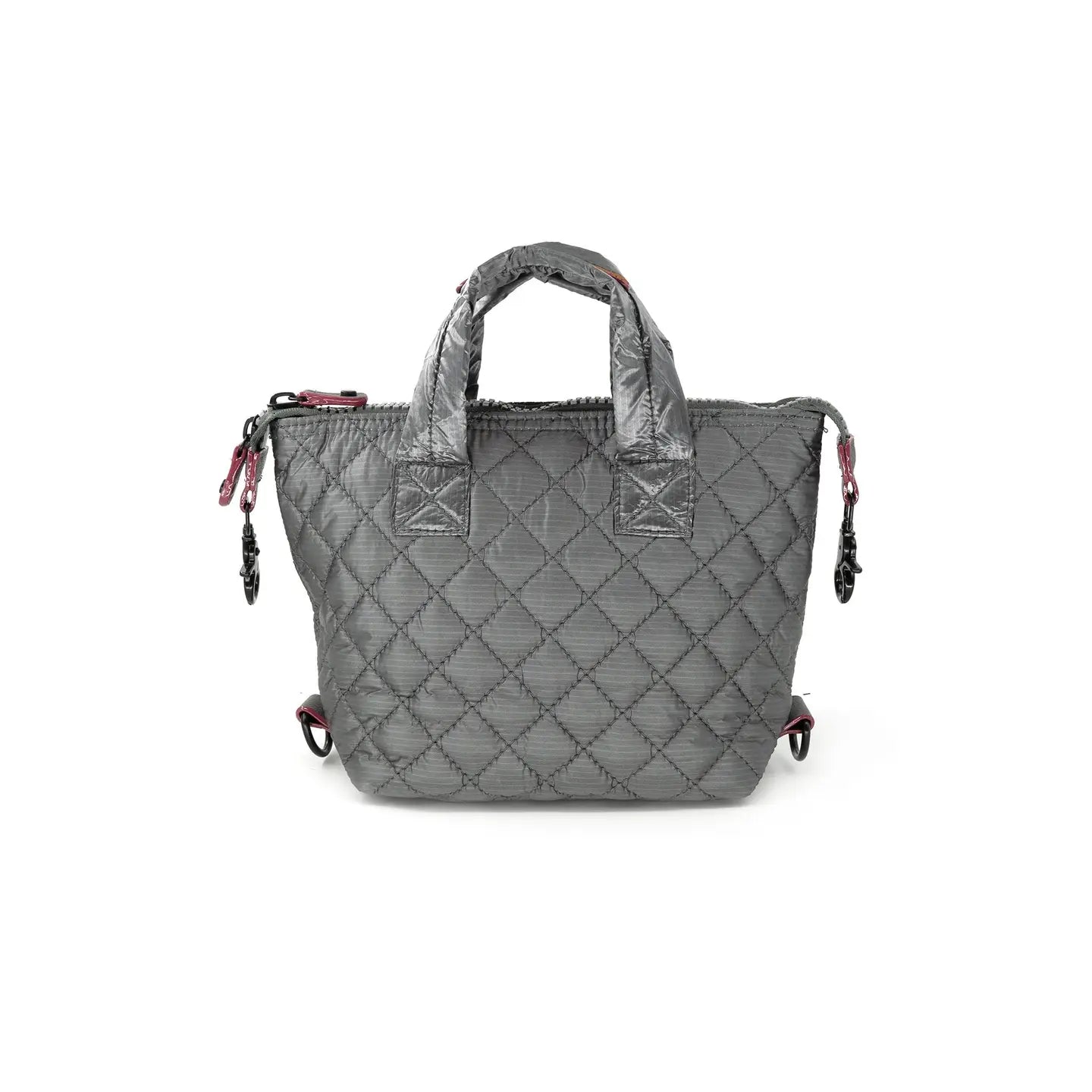 Mini Quilted Bag - Pewter
