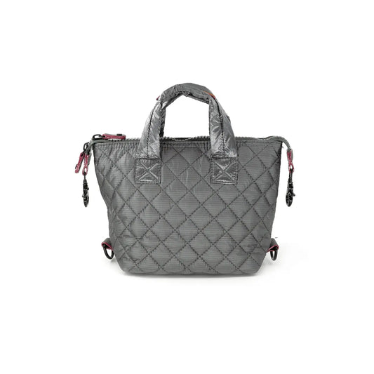 Mini Quilted Bag - Pewter