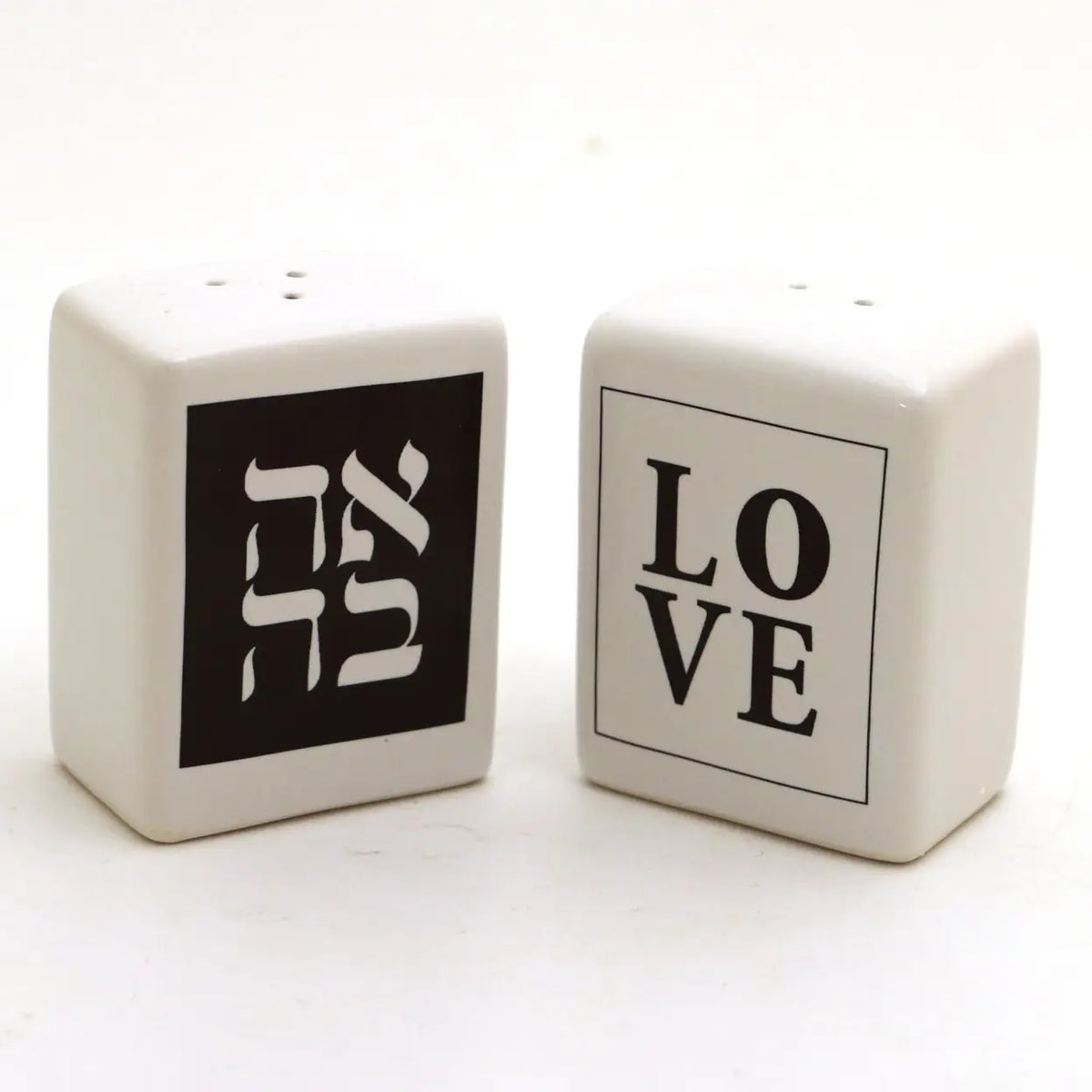 Ahava/Love Salt & Pepper