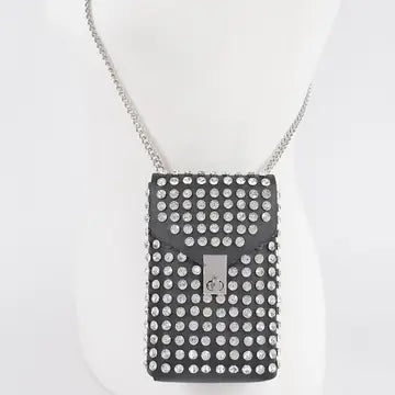 Rhinestone Crossbody Cellphone Belt Bag