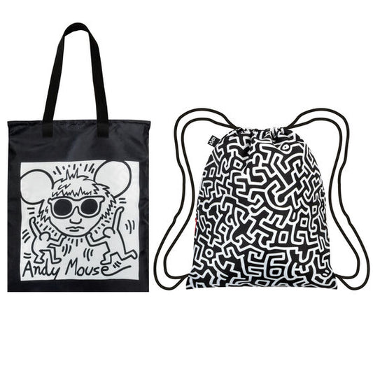 Loqi Duo Backpack - Andy Mouse & Untitled