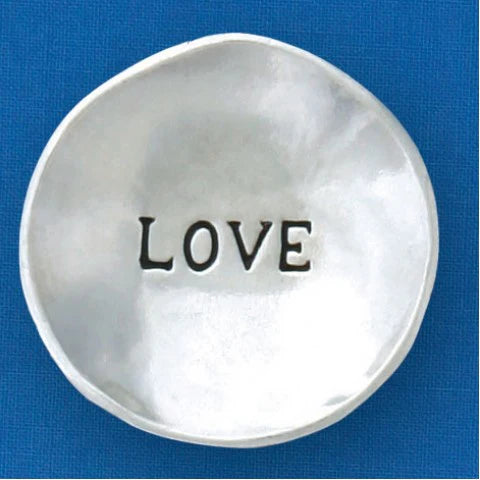 Pewter LOVE Charm Bowl