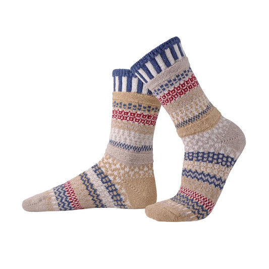 Solmate Crew Socks -Bateau Mouche