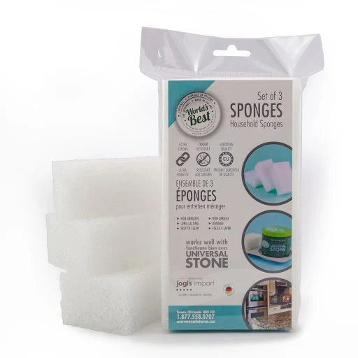 Universal Stone Set of 3 Sponges