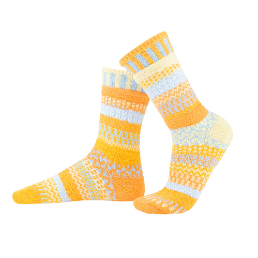 Solmate Crew Socks - Clementine