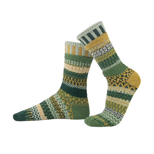 Solmate Crew Socks - Fiddlehead