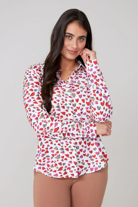 Renuar Hearts Blouse