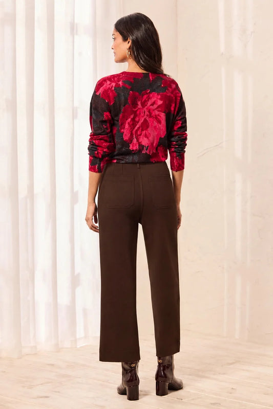 Tribal Signature Every Body Ponte High Rise Capri Pants