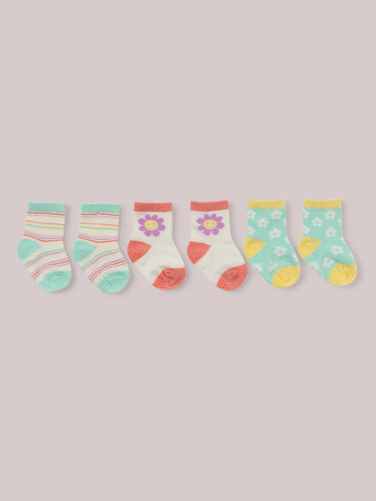Baby Sock Trio Bounjour