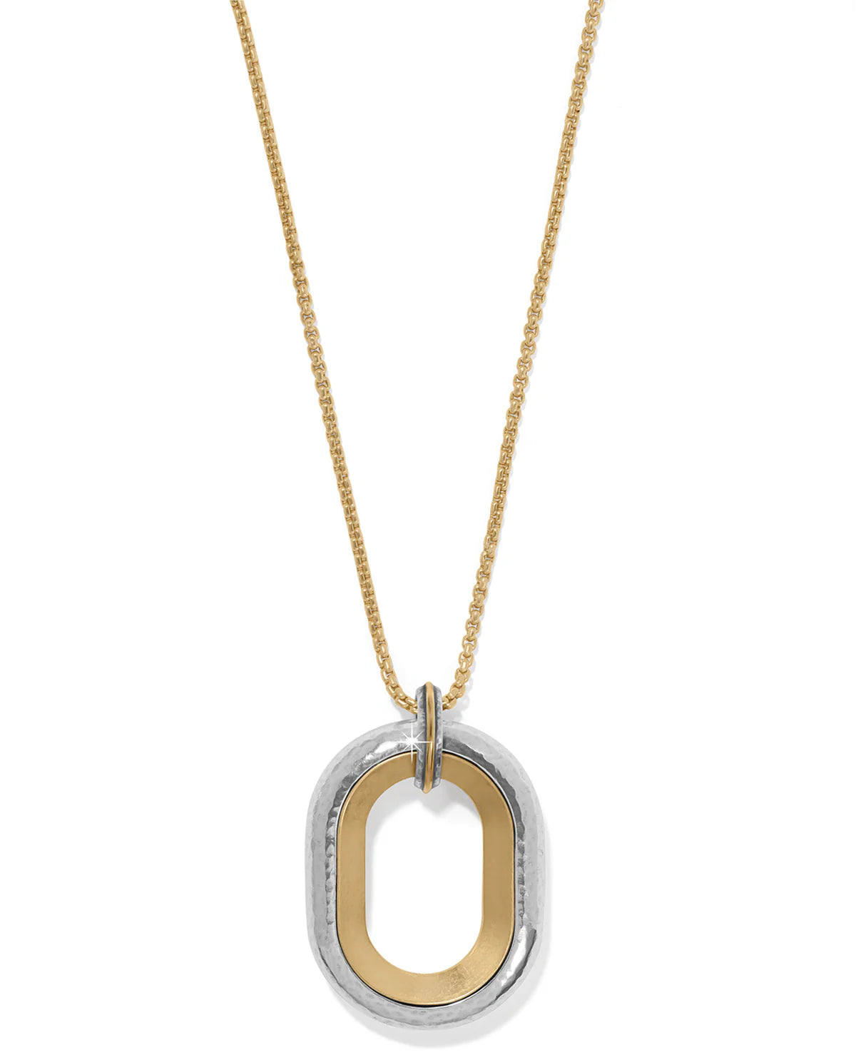 Brighton Medici Two Tone Conv. Necklace