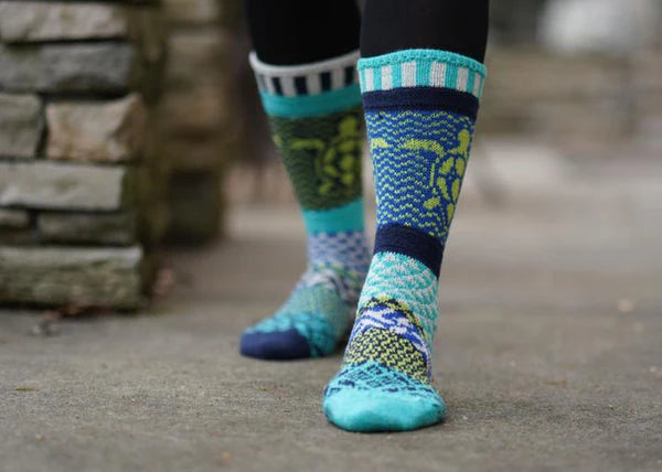 Solmate Crew Socks - Ocean
