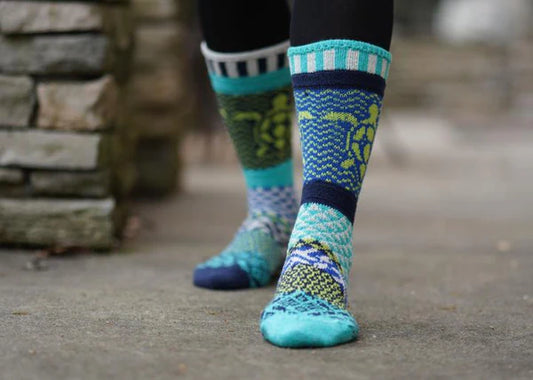 Solmate Crew Socks - Ocean