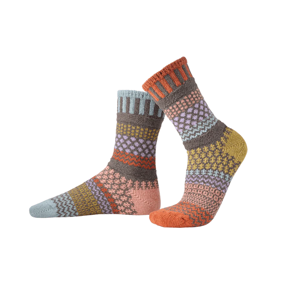 Solmate Crew Socks - Olive
