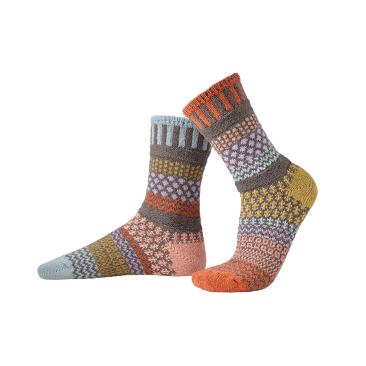 Solmate Crew Socks - Olive