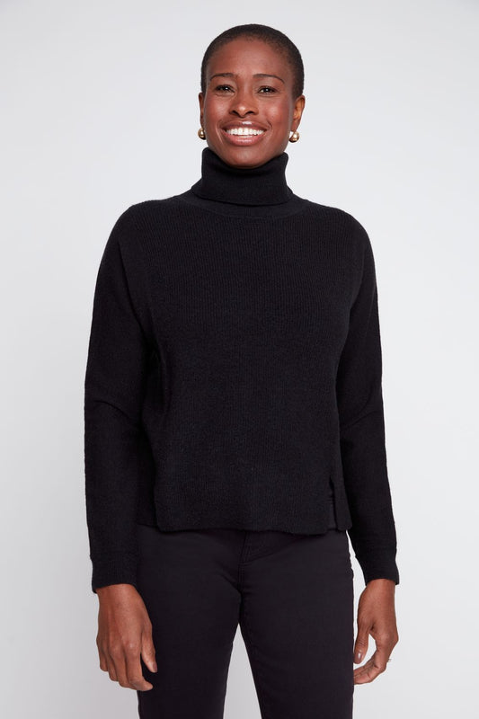Renuar Mock Neck Knit Sweater