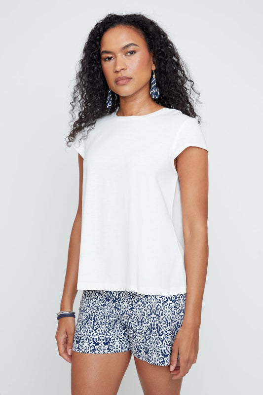 Renuar Cap Sleeve T-Shirt