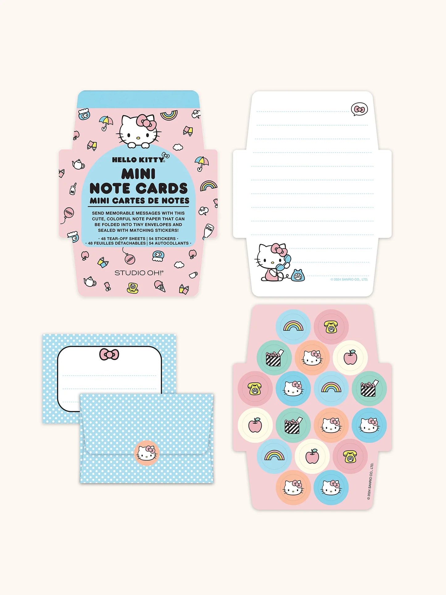 Hello Kitty Mini Notecards