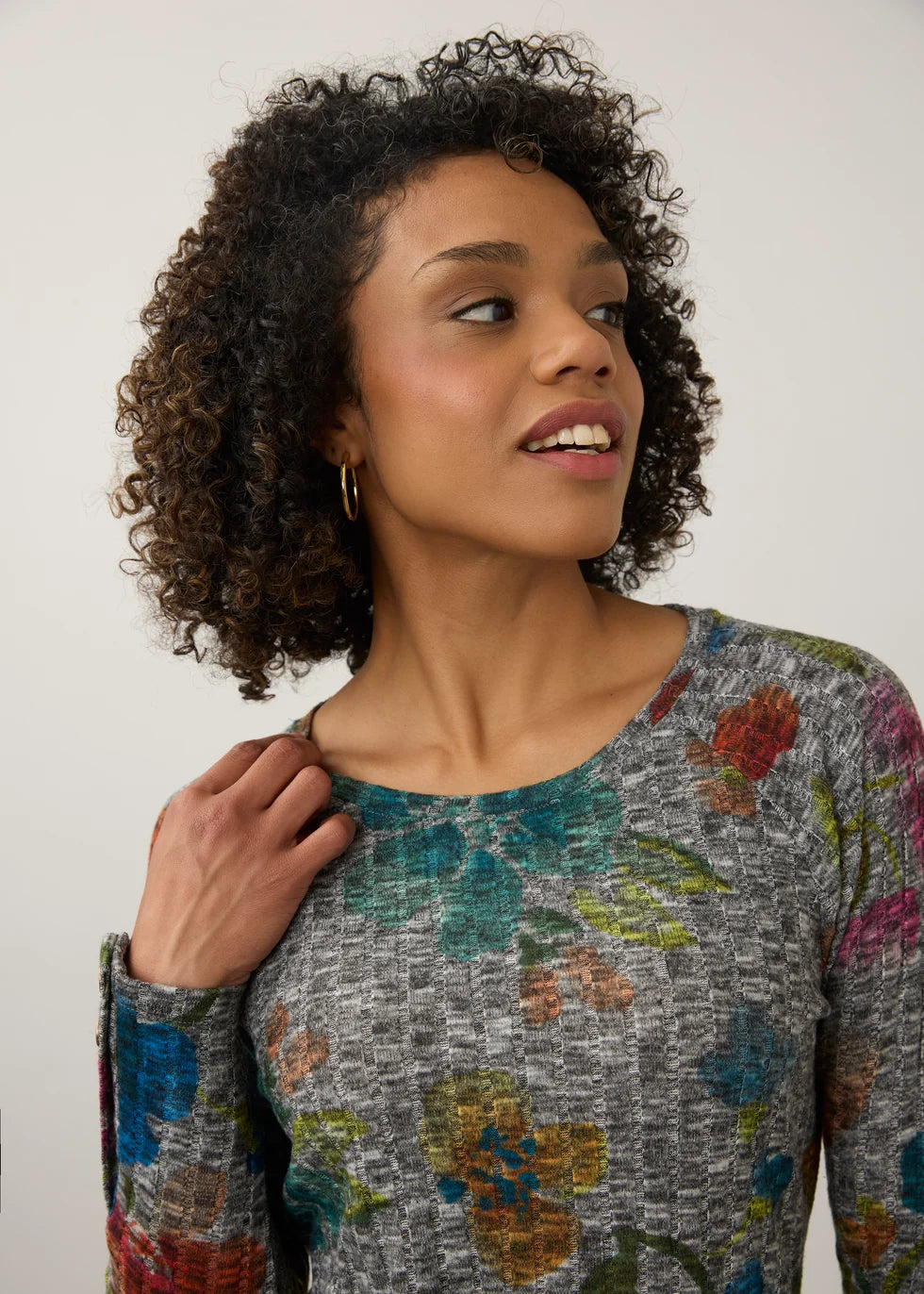 FDJ Long Sleeve Rib Top