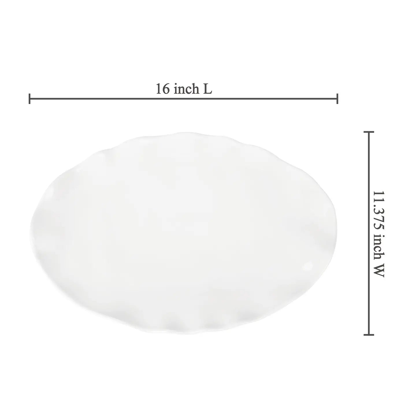 Melamine Large Oval Platter