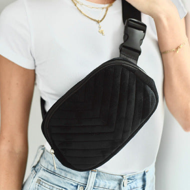 Bag & Bougie Velvet Fanny Pack