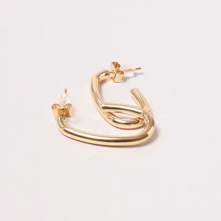 Earrings 14K Gold Dipped Long Post