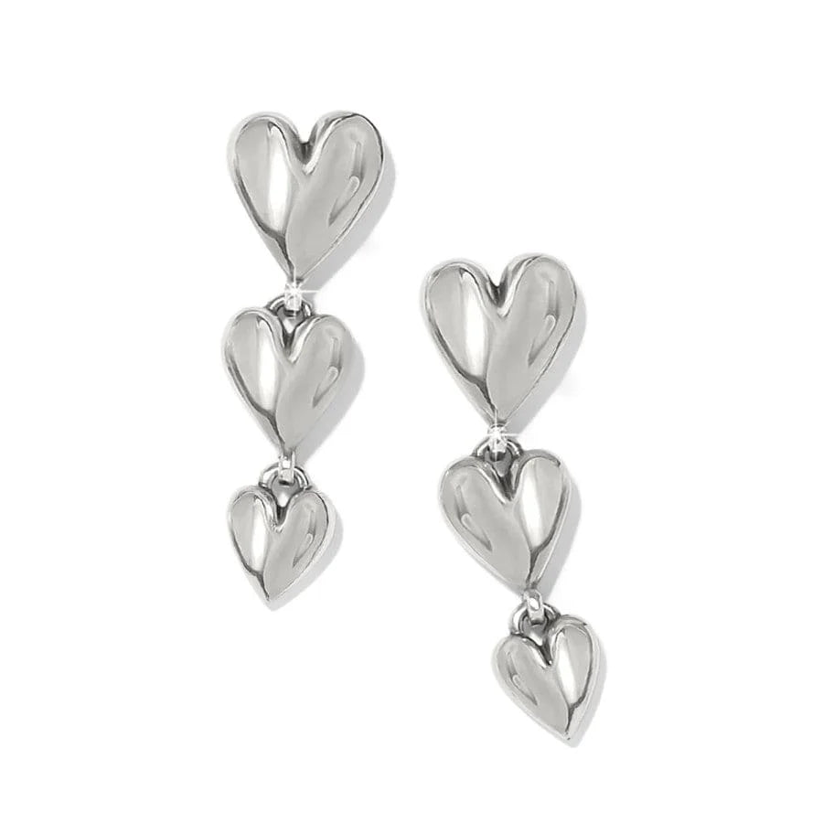 Brighton Cascade Heart Trio Post Drop Earring