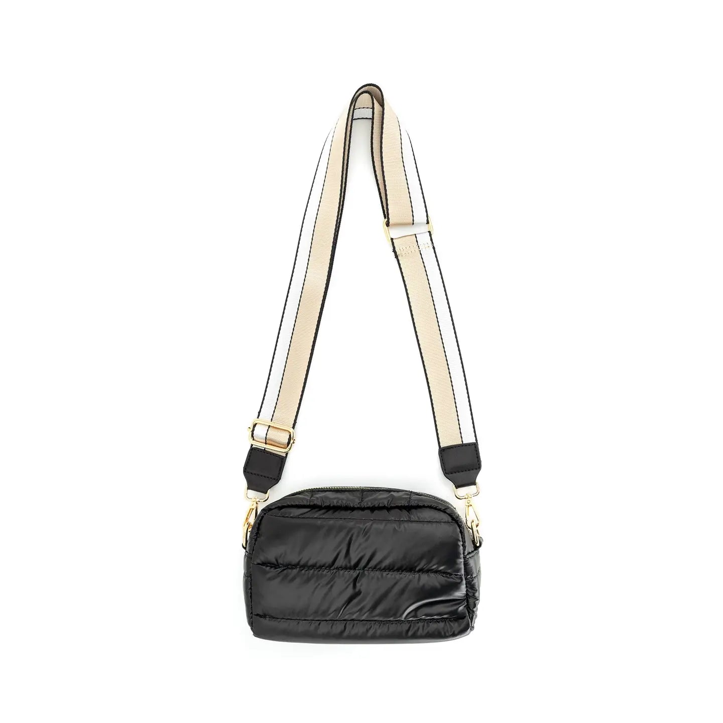 Crossbody Puffer Bag - Black
