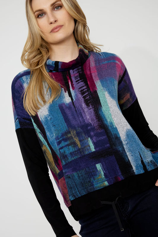 Compli K Cowl Neck W/ Drawstring