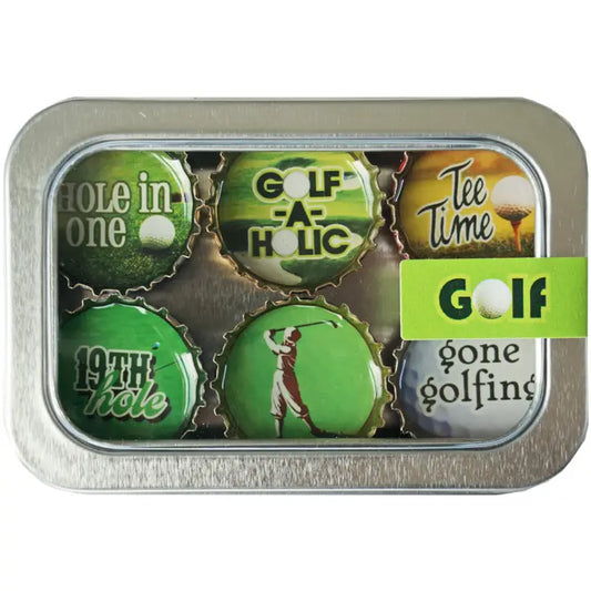 Set of 6 Golf Magnet Set