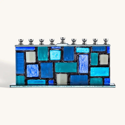 Glass Walls of Jerusalem Menorah