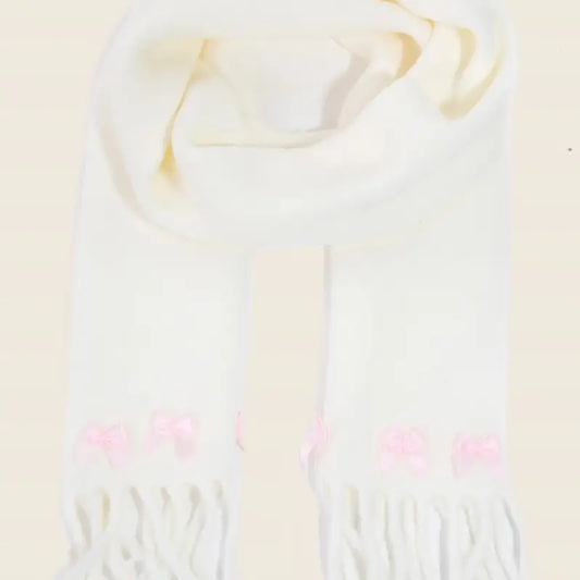 Soft Bow Scarf