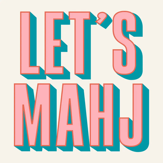 Cocktail Napkin - Let's Mahj