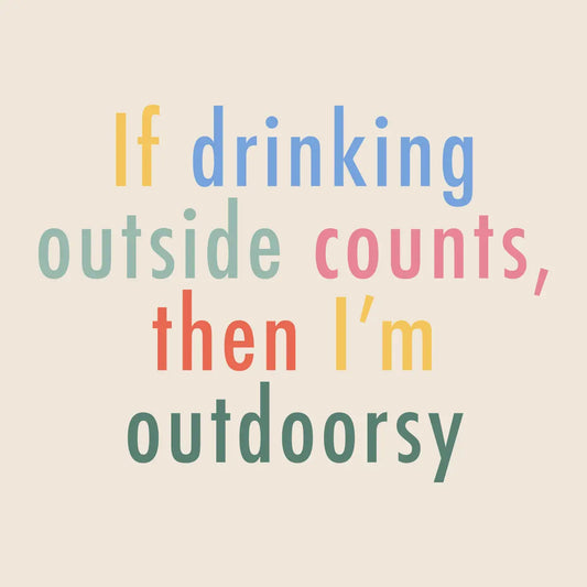 Cocktail Napkin - Outdoorsy