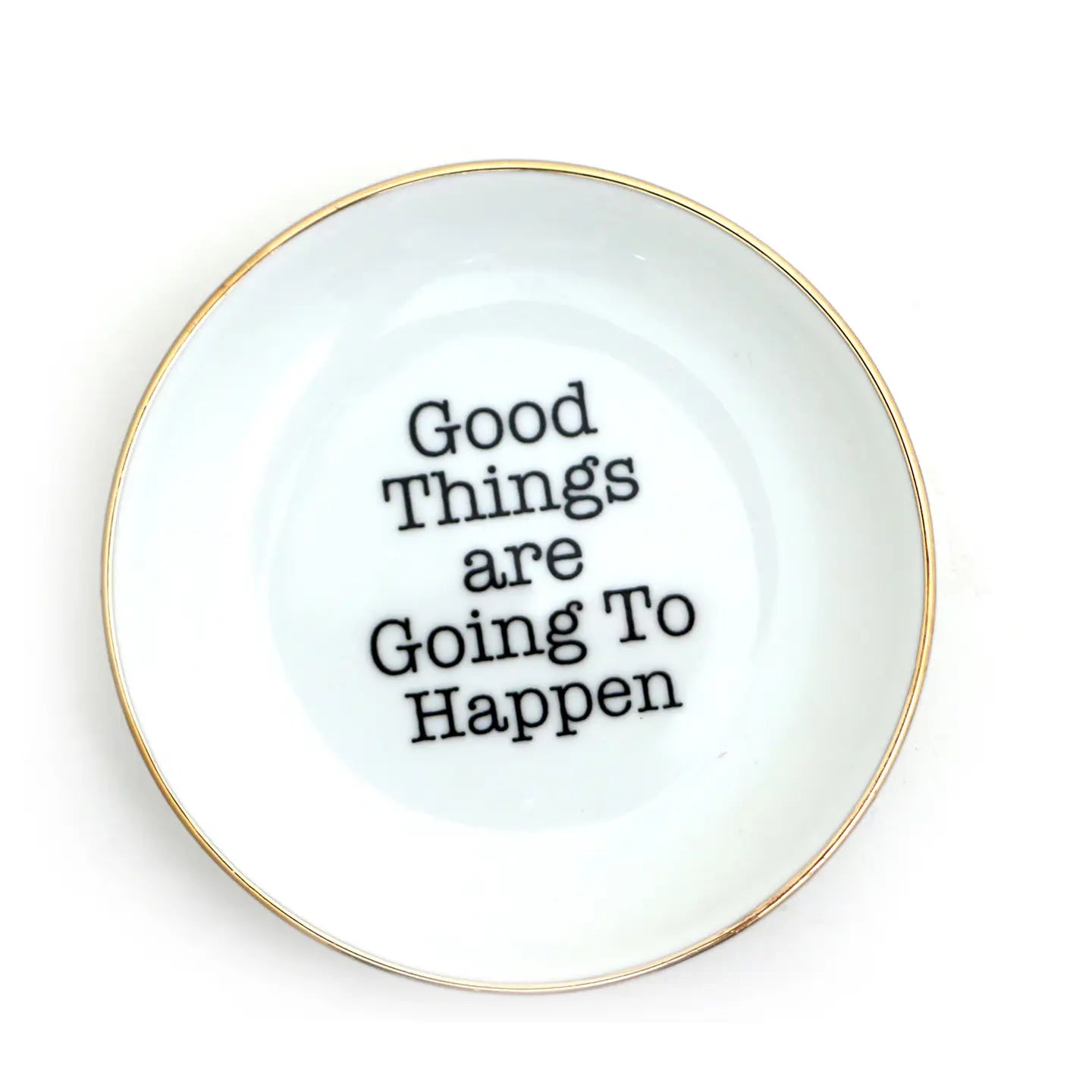 Trinket Tray Good Things 22K Gold