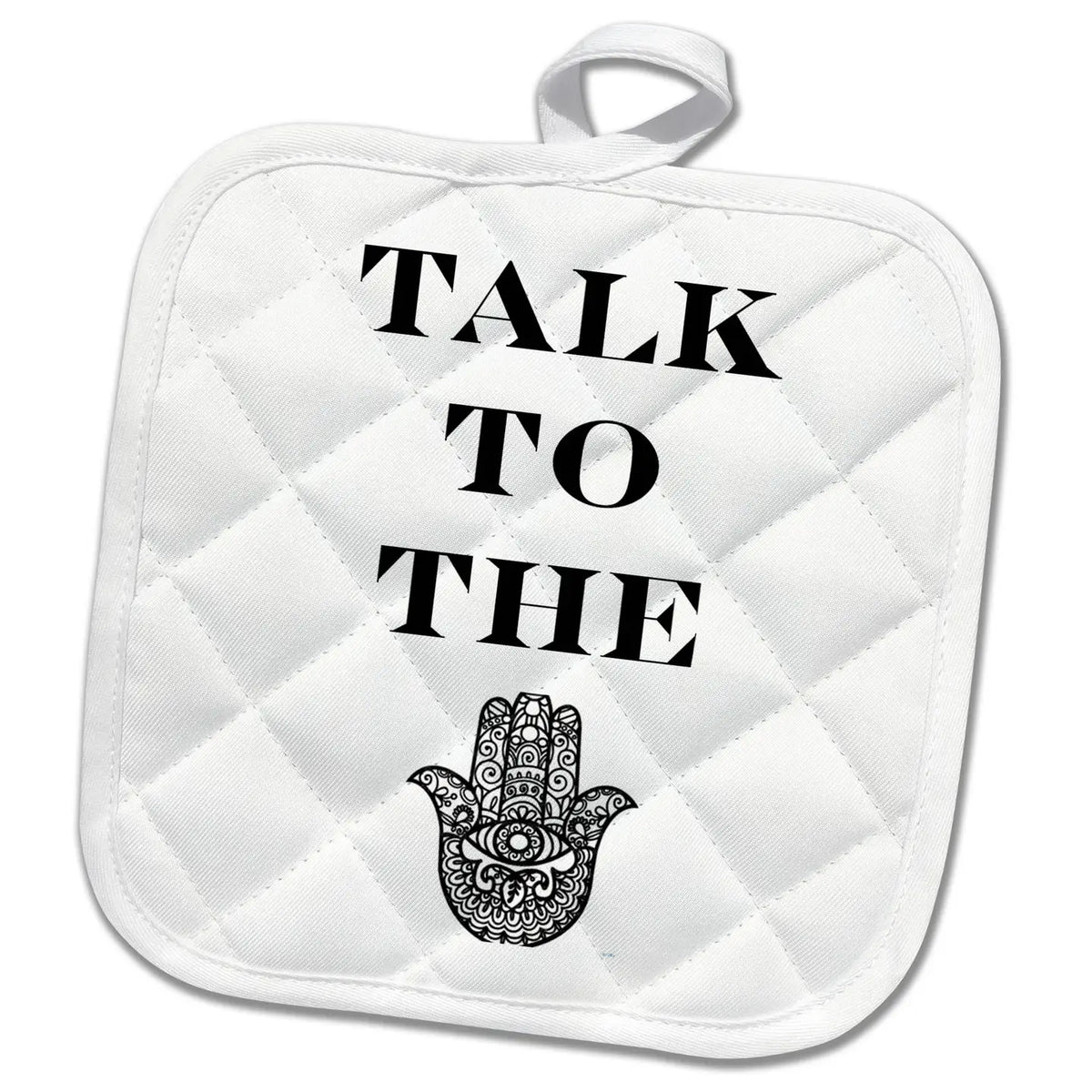 Potholder - Talk to the Hamsa