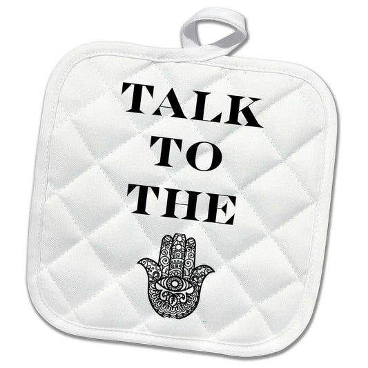 Potholder - Talk to the Hamsa