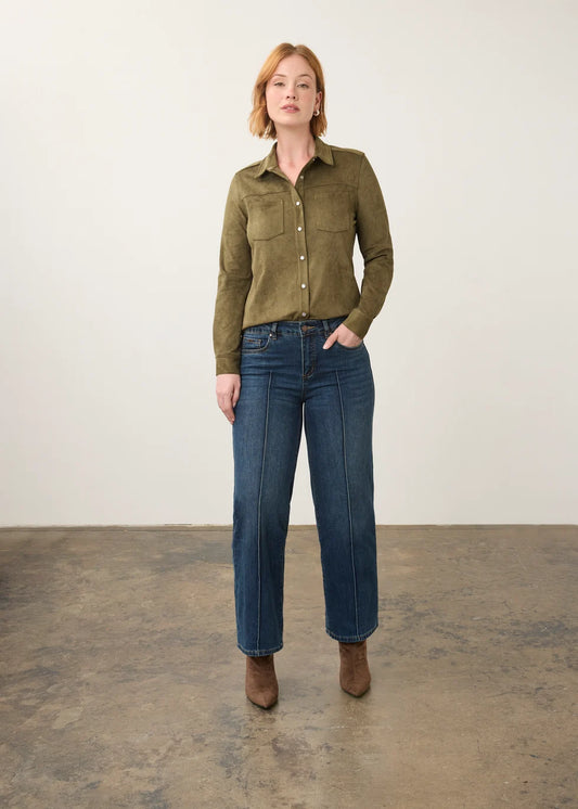FDJ Olivia Wide Ankle Denim