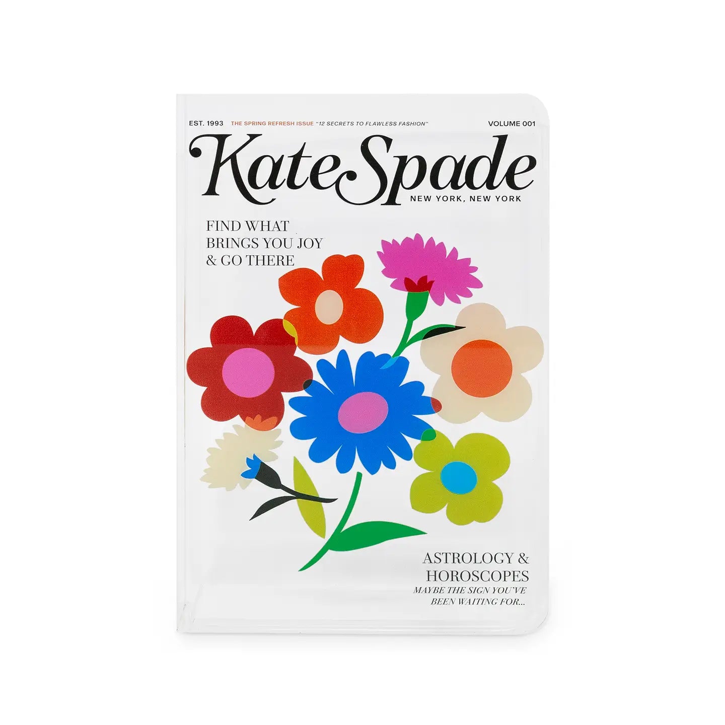 Kate Spade Acrylic Book Vase