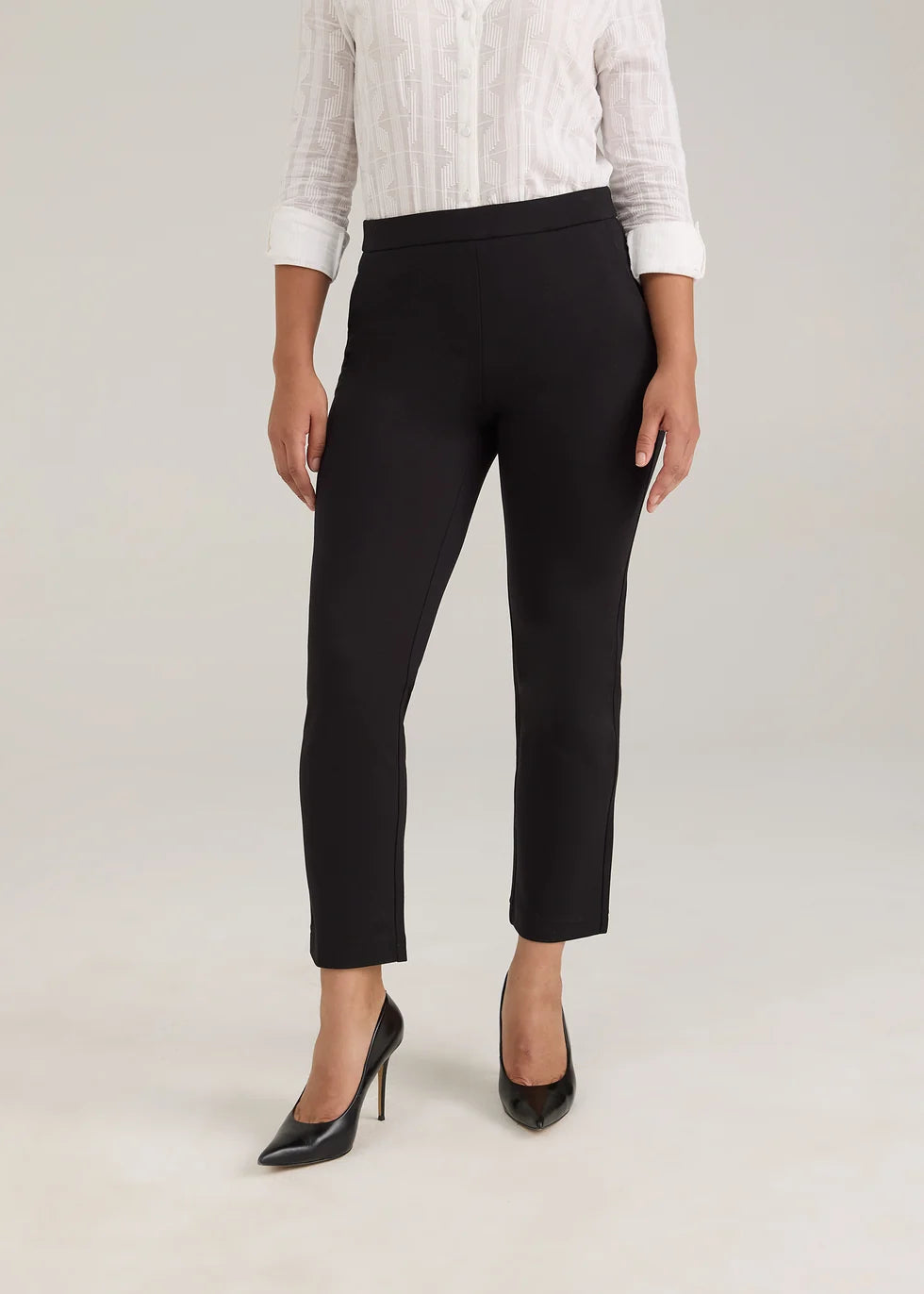 FDJ Pull On Straight Ankle Pant