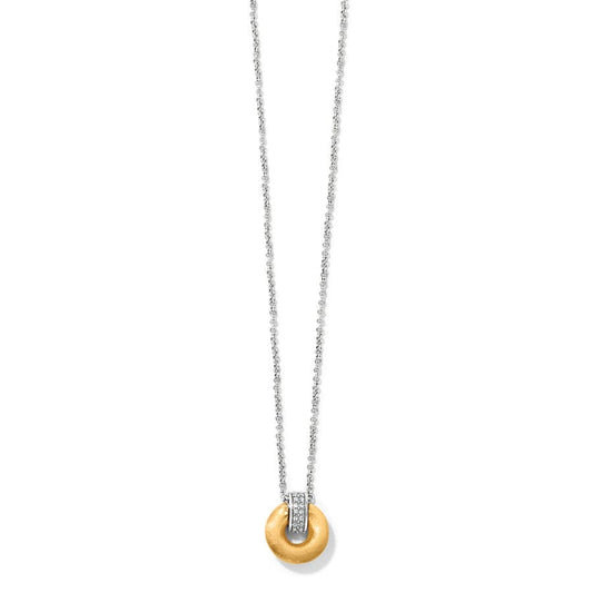 Brighton Meridian Geo Round Mini Necklace