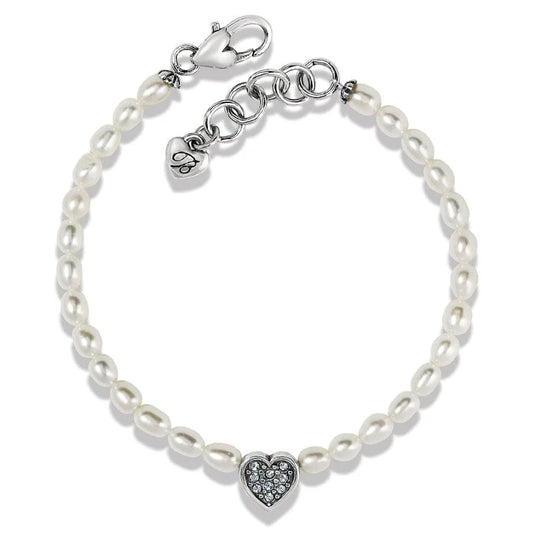 Brighton Meridian Zenith Heart Pearl Bracelet