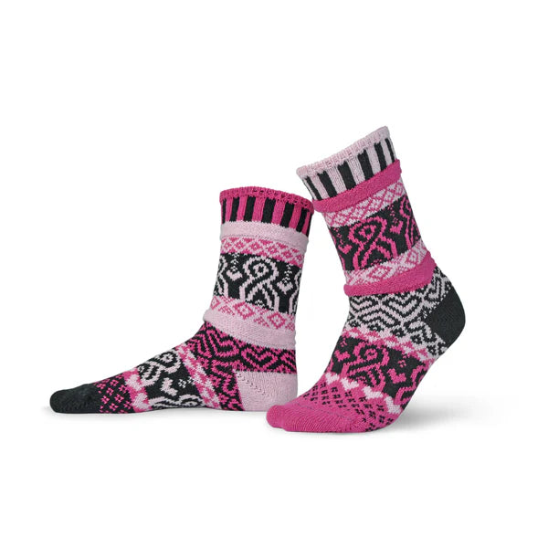 Solmate Crew Socks - Pinktober